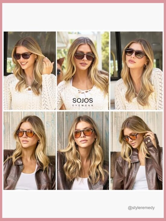 Retro Polarized Aviator Sunglasses with UV400 Protection main image 7
